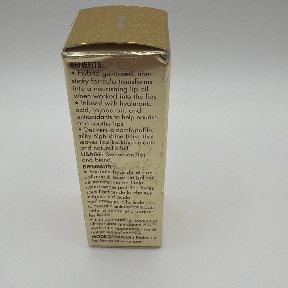Stila Heaven's Dew Gel Lip‎ Oil Stardust 5.35mL New In Box Gold Glitter